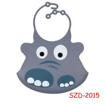 Ella Elephant Silly Bibs Soft Silicone Bib with Crumb Catcher